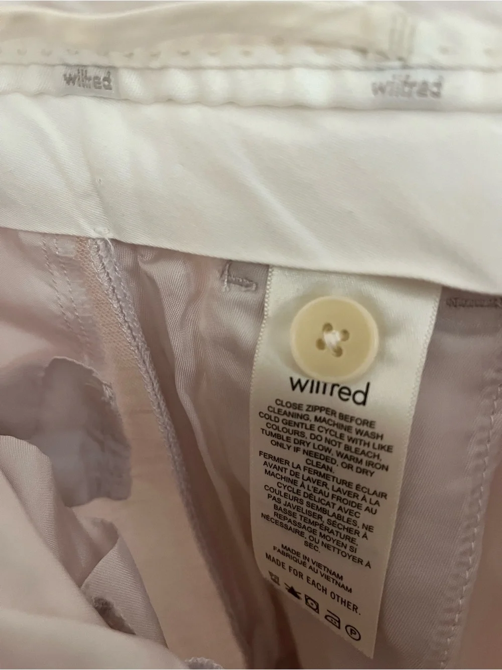 Wilfred Aritzia Effortless Pant Lyocell Linen Blend in Cloudy Lilac Sz 2